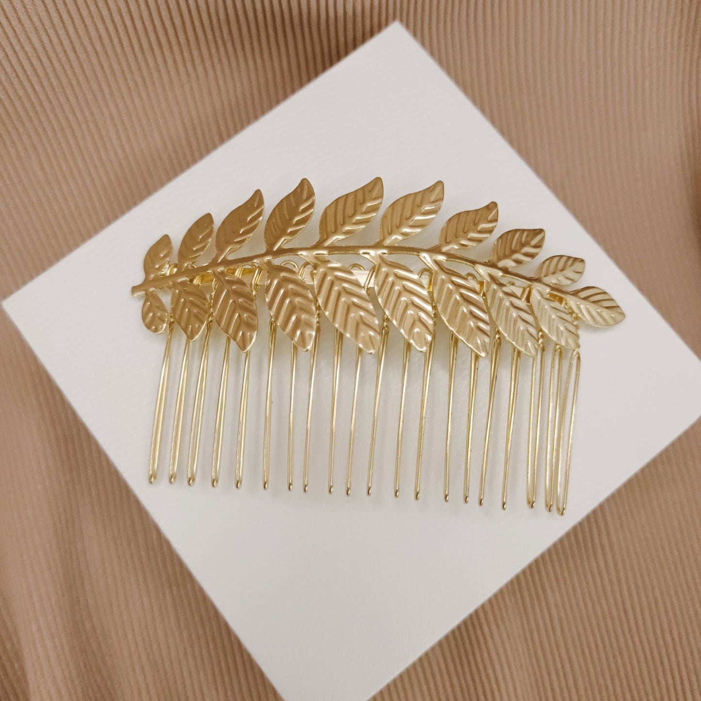 LEAF HAIR COMB BRIDAL HAIR ACCESSORIES