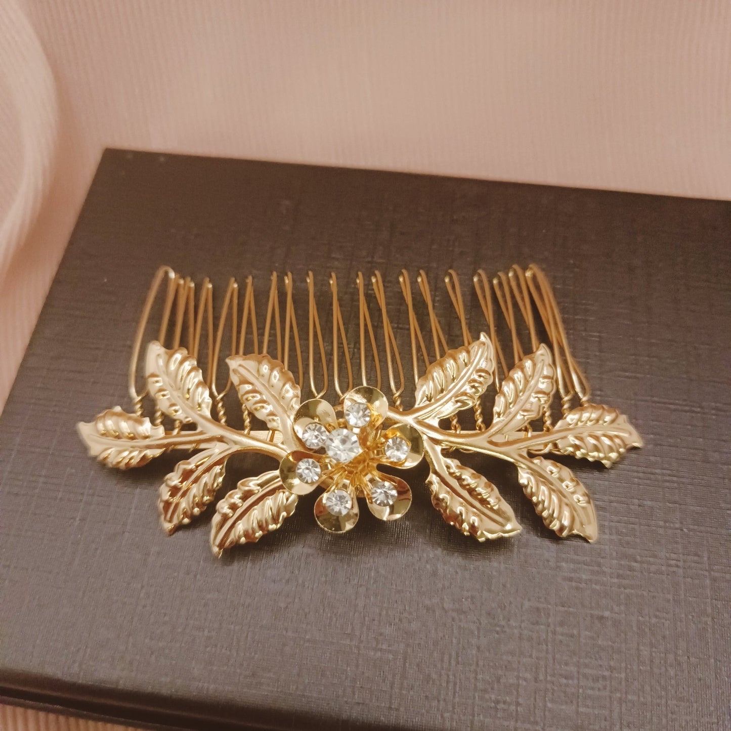 LEAF HAIR COMB BRIDAL HAIR ACCESSORIES