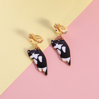 CATS CLIP ON EARRINGS